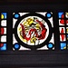 Kirchenfenster von Fernand Leger in der Kirche Courfaivre