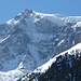 Beeindruckende Eiskappe am Ortler; Blick in die Nordwand

