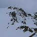 Der Gipfelaufbau des Grünhorns aus der Ochsenhofer Scharte