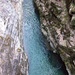 Il torrente della val Carecchio scorre in una forra all'altezza del ponticello