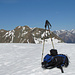 in cima al M.Vallone con difronte il M.Camoghe 2228 m. in territorio svizzero.