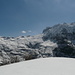 Panorama sull'alta Val d'Efra in direzione della conca che ospita l'omonimo lago...tanta neve! 
