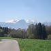das Berner Oberland im Hintergrund
