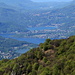 Vom P. 1484 sieht man nun auch bis zum Lago di Lugano