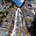 Dalfazer Wasserfall, aufgrund der Trockenheit etwas mickrig