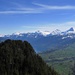 Blick über das Hinterhorn zu den Berner Alpen.