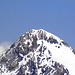 La cima del Gran Zebrù ravvicinata dal formidabile zoom della compatta Olympus. (Con qualche perdita di qualità)