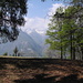 Punkt 952 auf der Landkarte. Im Hintergrund das Val di Lodrino