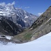 Schrätteren naht, darüber die höchste Kalkwand der Alpen...