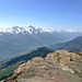 Das Aostatal mit Monte Emilius.