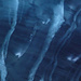 Strukturen des Gletschereis in der Eishöhle