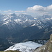 Blick zur Östl Karwendelspitze und Vogelkarspitze