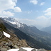 Blick vom Passo Forca in Richtung [peak3778 Pécianett] (2764 m) und die Leventina.