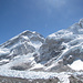 noch einmal: Khumbu-Eisbruch, Westschulter, im Hintergrund Maount Everest, rechts Nuptse