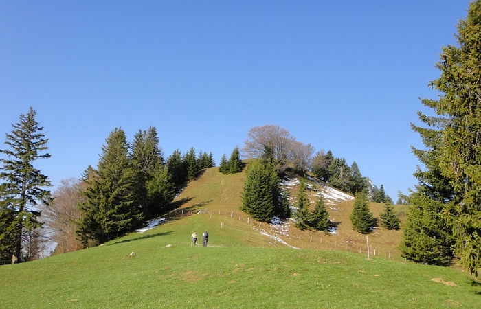 hübsche, kleine Erhebung auf unserem langen Weg: das... [hikr.org]