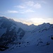 Witenalpstock, Oberalpstock und Chrüzlipass vor Sonnenaufgang