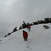 Letzter Schnee am Heubüal. Wer dort noch eine Schneeballschlacht machen möchte, muss sich beeilen