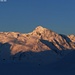Lever de soleil sur le Mont Pourri (3779m)