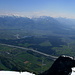 Looking down the Rhine valley, Austria and the Ländle