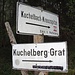 ..... und in vielen Kehren hinauf zum Kuchelberg-Grat.