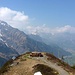 Gipfelkreuz des Hundschuft 1845m mit Sicht richtung Engelberg