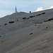 Das Observatorium am Gipfel des Mont Ventoux. Bild vom Tag mit dem Auto.