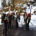 Mit aufgebundenen Ski zur Ringelspitzhütte