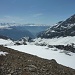 Schneefreie Stelle auf ca. 2600 m - unser Tourenziel am Samstag