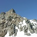 Blick vom Ringelfirn (ca. 3120 m) zum nahen Gipfel