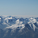 Du sommet du Cinto, vue vers le Sud sur les autres massifs corses