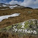 Das Sparrhorn ist kaum zu verfehlen - der Aufstieg erfolgt entlang des weithin sichtbaren Südgrats