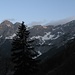 Morgenlicher Blick auf den Werfener Hochthron (2360 m).
