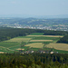 Mein Geburtsort Marktredwitz -  die Hügelkette am Horizont liegt bereits in der Tschechischen Republik.
