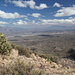 Abstieg vom Wasson Peak - Blick nach Osten: Großraum Tucson, Santa Catalina und Rincon Mountains 