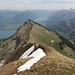 Blick vom Gipfel über den Leissiggrat (Projekt)