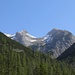 links der Unbenannte Gipfel, rechts Moserkarspitze