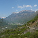 Panorama dal parcheggio sulla Val di Blenio