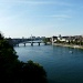 Il Reno. In primo piano il Mittlere Rheinbrücke.
