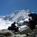 Pause vor dem Mt Blanc de Cheilon