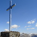 Riesiges Gipfelkreuz - und doch auf dem "falschen" Gipfel