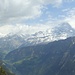 Panorama - vom Loucherhorn über Eiger bis zum Bietenhorn