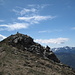 a ritroso la vetta del piz Martum