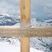 Gipfelkreuz Rotstock (2663m).