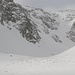 Negativ Skispuren im Val Mulix, da hat es ganz schön geblasen
