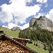 Holzerhorn und Mittagflue - mit Holzvorrat der Alp auf Nüschlete