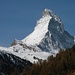 In Zermatt sicht zum Matterhorn 4478m 