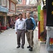 Bishnu und ich in Kathmandu's Basarviertel Thamel
