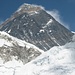 Endlich unser Tourhöhepunkt - der vollendete Blick auf die Mount Everest Westwand in nur 8 km Abstand Luftlinie