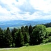 Sanfte Hügel in Richtung Allgäuer Alpen