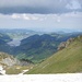 Sihlsee, Zürichsee und Greifensee im Hintergrund